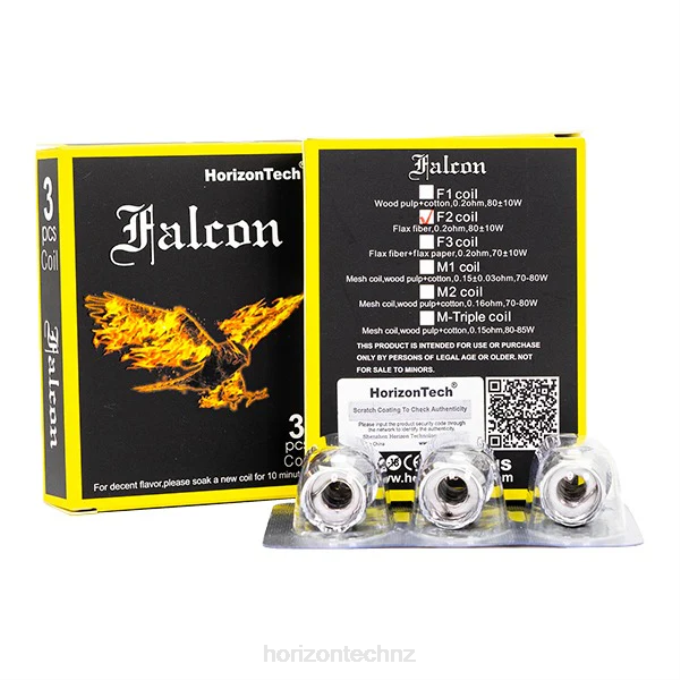 HorizonTech Falcon Coils (3-Pack) F2 Coil 0.2ohm J2NZ160 Horizon Tech Vape Tank