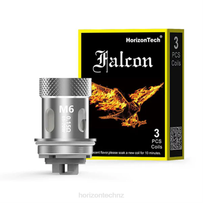 HorizonTech Falcon Coils (3-Pack) M6 0.15ohm (3-Pack) J2NZ167 Horizon Tech Vape