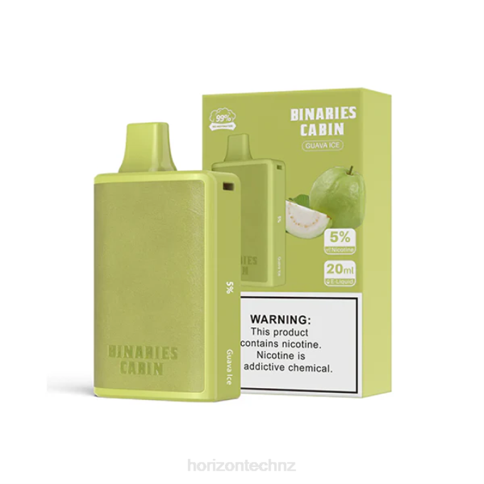 HorizonTech Binaries Cabin Disposable 20mL Guava Ice J2NZ58 Horizon Tech Company