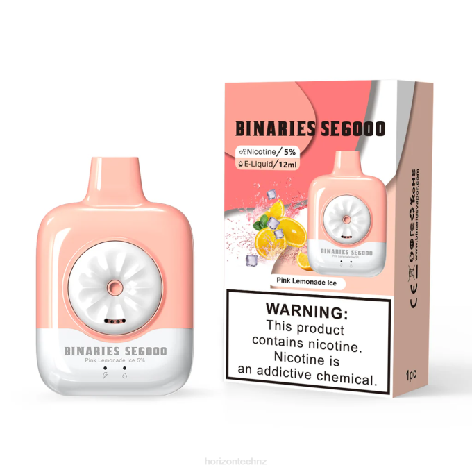 HorizonTech Binaries Cabin Disposable SE 12mL Pink Lemonade Ice J2NZ130 Horizon Tech Vape Tank