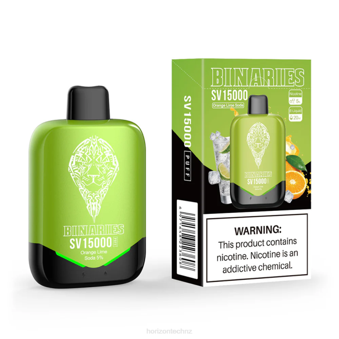 HorizonTech Binaries Cabin Disposable SV Orange Lime Soda J2NZ91 Horizontech NZ